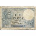 France 10 Francs 1927-1928 P#73d F