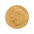 France 20 francs Louis Philippe I gold coin, 1832-1848