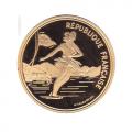 France 500 francs gold PF 1989 Olympics Skating