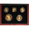 Great Britain Gold Proof Sovereign 4 Piece Set 1994