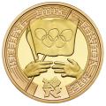 Great Britain 2 Pound Gold Proof 2008 Olympic Handover Ceremony