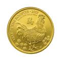 Great Britian 1/4 Oz. Gold 2017 Year of the Rooster BU