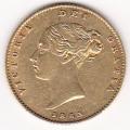 Great Britain 1/2 sovereign 1853 VF