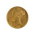 Great Britain Gold Sovereign 1848 Shield XF