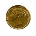 Great Britain Gold Sovereign 1851-1872 Shield VF-XF