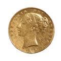 Great Britian Gold Sovereign 1863 F