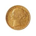 Great Britain Gold Sovereign 1864 F Shield type