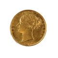 Australia Melbourne Gold Sovereign 1884 Shield AU