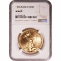 Certified American Gold Eagle 1994 MS69 NGC