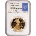 Certified Proof American Gold Eagle $50 2015-W PF70 NGC Edmund Moy signed