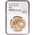 Certified Burnished American $50 Gold Eagle 2022-W MS70 NGC