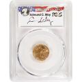 Certified American $5 Gold Eagle 2016 MS70 PCGS First Strike Moy sig.