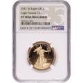 Certified Proof American $25 Gold Eagle 2021-W T-2 PF70 NGC