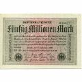 Germany 50 Million Mark 1923 P#109 UNC