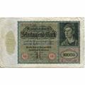Germany 10000 Mark 1922 P#70 F Vampire Note