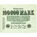 Germany 100000 Mark 1923 P#91a UNC