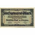 German States Saxony 50000 Mark 1923 S#959 F