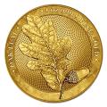 2019 Germania Mint 100 Mark Gold Oak Leaf BU