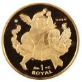 Gibraltar 1 Ounce Gold Royal 2001 BU