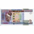 Guinea 5000 Francs 1998 P#38 UNC