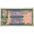 Hong Kong 10 Dollars 1963 P#182b F