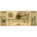 Pennsylvania Harrisburg 25 Cents 1843 Note G-VG