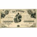 Hungary 5 Forint 1852 S#143 AU
