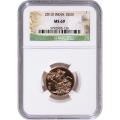India Gold Sovereign 2013-I MS69 NGC