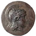 Heraclea ad Latmos Ionia AR Tetradrachm 150-145 B.C. Athena & Club aXF