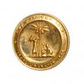 Israel Gold Medal 1948 Judea Capta--Liberation BU 5g.