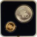 Israel 1992 Gold & Silver Proof Set--Barcelona Paralympic Games