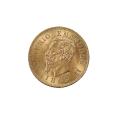 Italy 10 Lire Gold 1863 BU