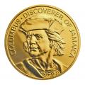 Jamaica $100 Gold 1975 BU Columbus