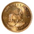 South Africa Krugerrand 1 Ounce Gold Coin 1988