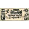 Louisiana New Orleans 1850's $100 Remainder Canal Bank LA-105 G60a UNC