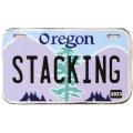 Oregon License Plate - Stacking Across America 1oz Silver Bar