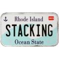Rhode Island License Plate - Stacking Across America 1oz Silver Bar