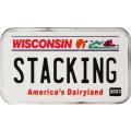 Wisconsin License Plate - Stacking Across America 1oz Silver Bar