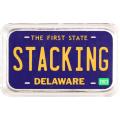 Delaware License Plate - Stacking Across America 1oz Silver Bar