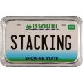 Missouri License Plate - Stacking Across America 1oz Silver Bar