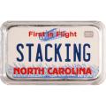 North Carolina License Plate - Stacking Across America 1oz Silver Bar