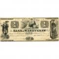 Michigan Ann Arbor 1838 $1 Bank of Washtenaw MI-50 G2 UNC