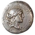 Macedon (Roman Rule) AR Tetradrachm 167-148 B.C. Artemis & Club VF