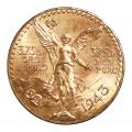 Mexico 50 Pesos Gold 1943 UNC