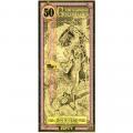 New Hampshire 50 Goldbacks Gold Foil Note 1/20 Troy Ounce 