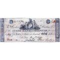 New Jersey Trenton 1822 $1 State Bank at Trenton NJ560 C4a Fine