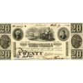 Maryland Frederick 1840 $20 Chesapeake & Ohio Canal Company XF