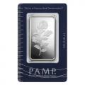 PAMP Suisse Silver Bar 1 oz - Rosa Flower Design