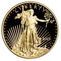 Proof American Gold Eagle One Ounce 2021-W w/ Box and COA