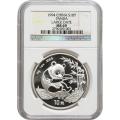 Certified Chinese Panda One Ounce 1994 Large Date MS69 NGC